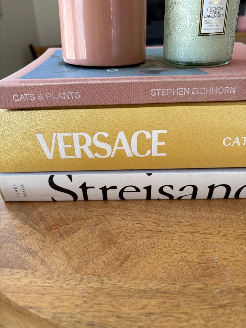 Versace Coffee Table Book in Bright Yellow
